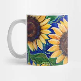 Happy sunflower garden by Renee L. Lavoie Mug